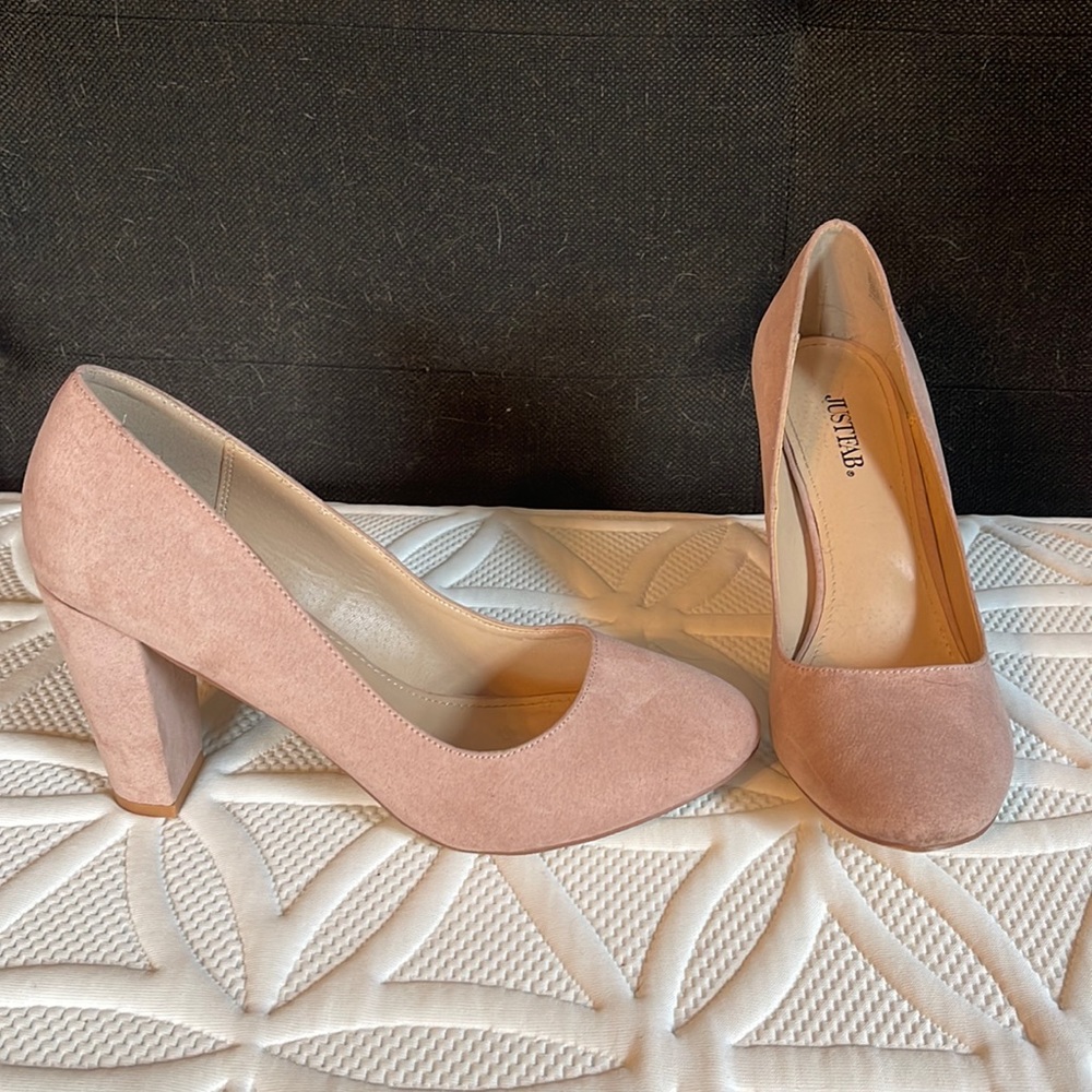 Dusty pink justfab heels